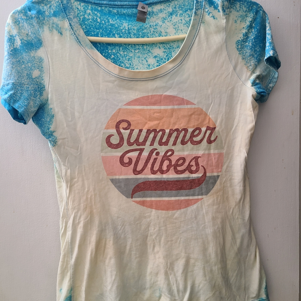 Summer Vibes Tie-Dye Women's Top
